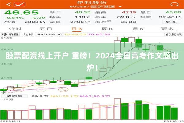 股票配资线上开户 重磅！2024全国高考作文题出炉！