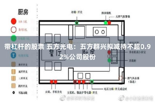 带杠杆的股票 五方光电：五方群兴拟减持不超0.92%公司股份