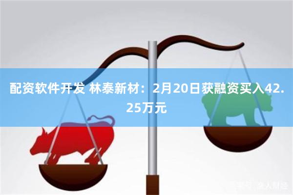 配资软件开发 林泰新材：2月20日获融资买入42.25万元